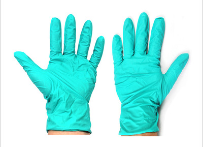 【安思爾92-600丁腈手套 一次性化學品與液體防護手套50雙/盒 綠色S】價格,廠家,圖片,防護手套,深圳市聯成勞保用品-