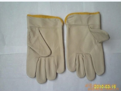 【供應上海電焊牛皮手套,勞防用品,牛皮工作手套】價格,廠家,圖片,防護手套,上海品固勞防用品-